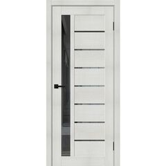 Купить Межкомнатная дверь экошпон Bravo-27.Л Bianco Melinga / Mirox Grey