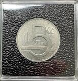 K16213 Чехословакия 5 крон, 1938 Ni, 7 gr