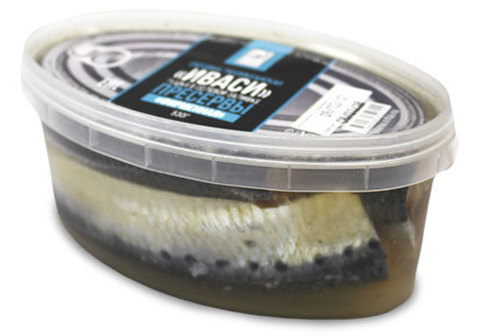 Сардина Иваси в солевой заливке "Фирменная", 530г