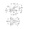 Grohe 32776000 Смеситель локтевой для раковины