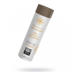 Съедобное масло для тела Абрикос и Облепиха от Shiatsu 75 мл.