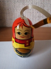 Матрешки -елочные украшения