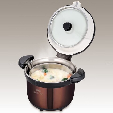 Термокастрюля Thermos Shuttle Chef KBG-3000 CBW  3 l, коричневый/черный (450784)