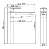 Mindel 8503H Смеситель для умывальника