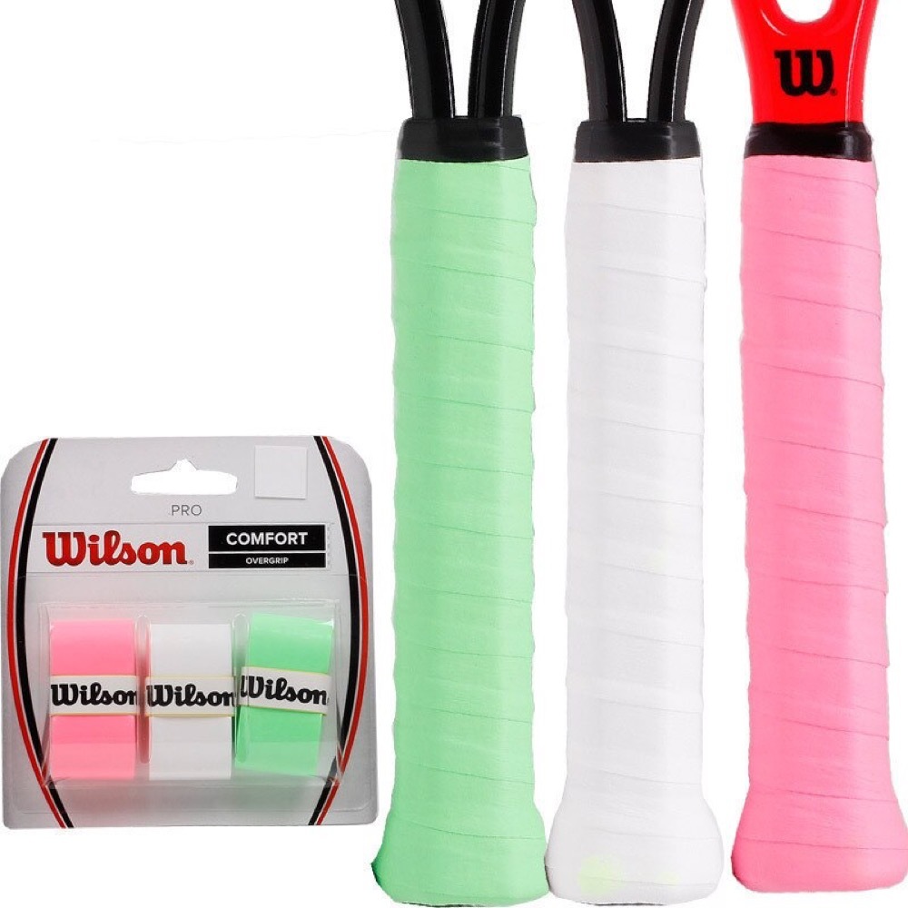 Wilson Pro Overgrip Comfort 30 Grip Reel White - 30 штук в упаковке намоток  для тенниса: продажа, цена в Черновцах. Спортивные игровые ракетк