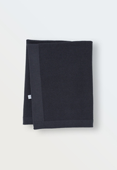 Мягкий вязаный плед Classic (графит)