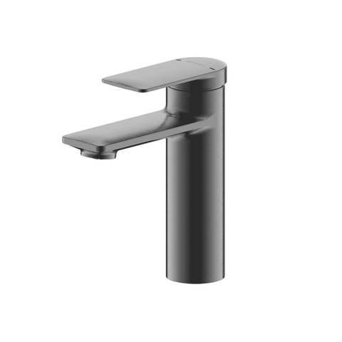 Смеситель для раковины Bravat Eddie с одной ручкой, серый (F1369402BTC-ENG)