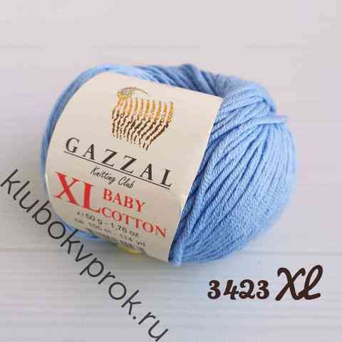 GAZZAL BABY COTTON XL 3423XL, Светлый голубой