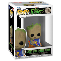 Фигурка Funko POP! Bobble Marvel I Am Groot Groot With Cheese Puffs (1196) 70654