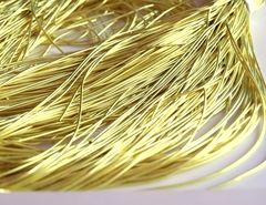 Канитель гладкая желтый 1мм (№6133)