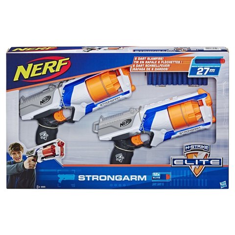 Nerf Стронгарм  набор 2 бластера+12стрел