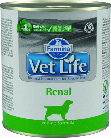 Farmina VET LIFE NATURAL DIET DOG RENAL паштет для собак ренал 300г