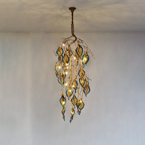 Люстра Peacock Tail Copper