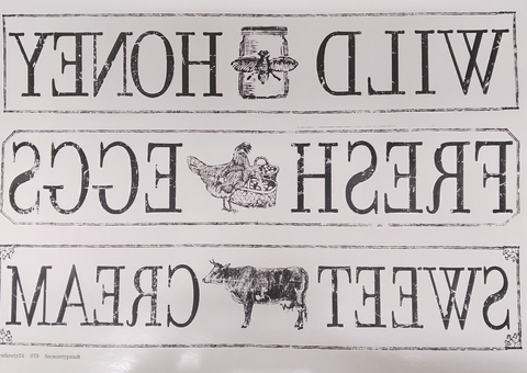 Пленочный трансфер №79 (бесконтурный) для светлых пов
