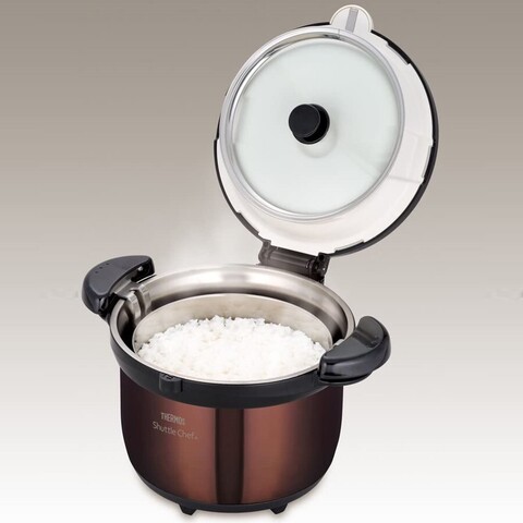 Термокастрюля Thermos Shuttle Chef KBG-3000 CBW  3 l, коричневый/черный (450784)