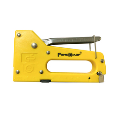 25-0-003 Степлер скобозабивной пласт. корпус, метал. рукоятка, рессорн. механизм, тип скобы 53, 4-8 мм (РемоКолор)