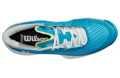 Женские теннисные кроссовки Wilson Kaos Swift 1.5 Clay W - algiers blue/white/snny limy
