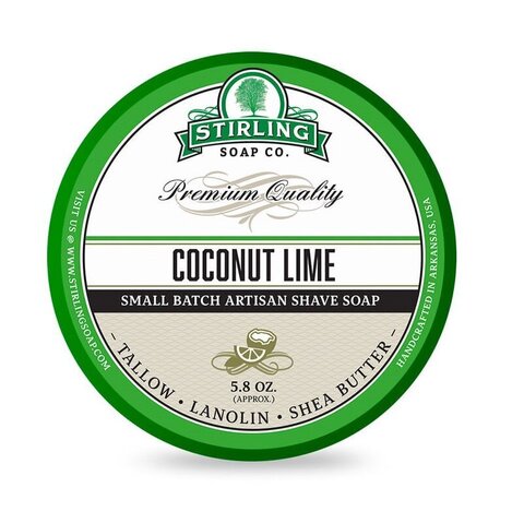 Мыло для бритья Stirling Coconut Lime 170 мл