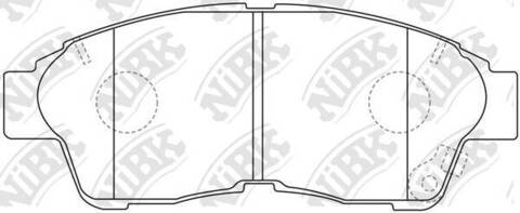 Колодки NiBK PN1322