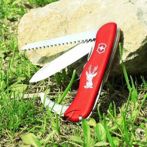 Нож складной Victorinox Hunter, 111 mm, Red (0.8873)