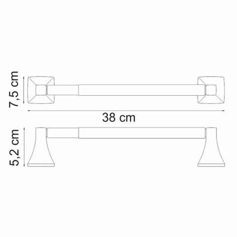 WasserKRAFT Wern K-2591 (ранее К-2522D) Держатель бумажных полотенец