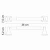 WasserKRAFT Wern K-2591 (ранее К-2522D) Держатель бумажных полотенец