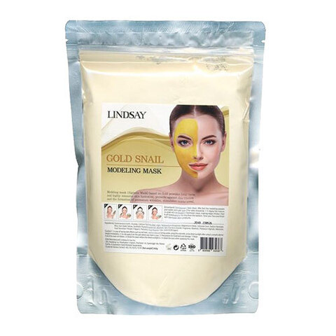 Lindsay Gold Snail Modeling Mask - Альгинатная маска с муцином золотой улитки