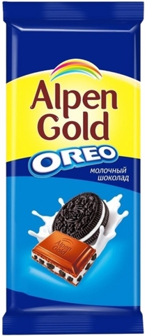 Шоколад ALPEN GOLD Oreo Молочный 90 г РОССИЯ