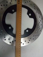 Диск на Kawasaki ZR7 750 серебристый / тормозной / задний