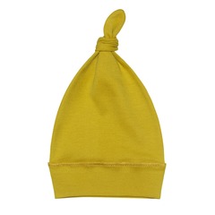Шапочка с узелком (горчица)