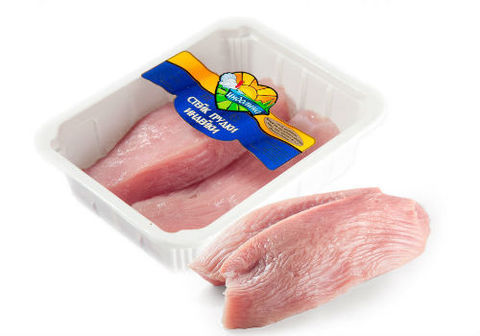 Стейк грудки индейки охлаждённый~800г