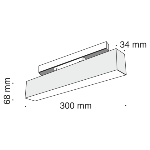 Трековый светильник Technical BASIS TR012-2-12W4K-B