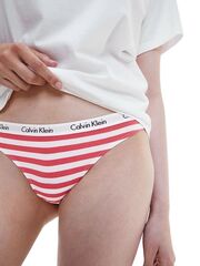 Спортивные трусы Calvin Klein Thong 1P - rainer stripe/cut rose