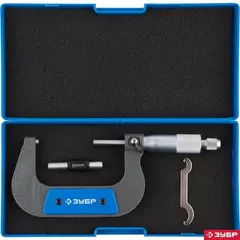 ЗУБР МК 75, 50 - 75 мм, гладкий механический микрометр (34480-75)