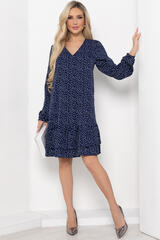 Платье "Дженнифер" (синее) П8491 LT Collection