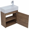 Aquanet 302521 Тумба с раковиной Nova Lite 50 1 дв. цв. дуб рустикальный (302521)