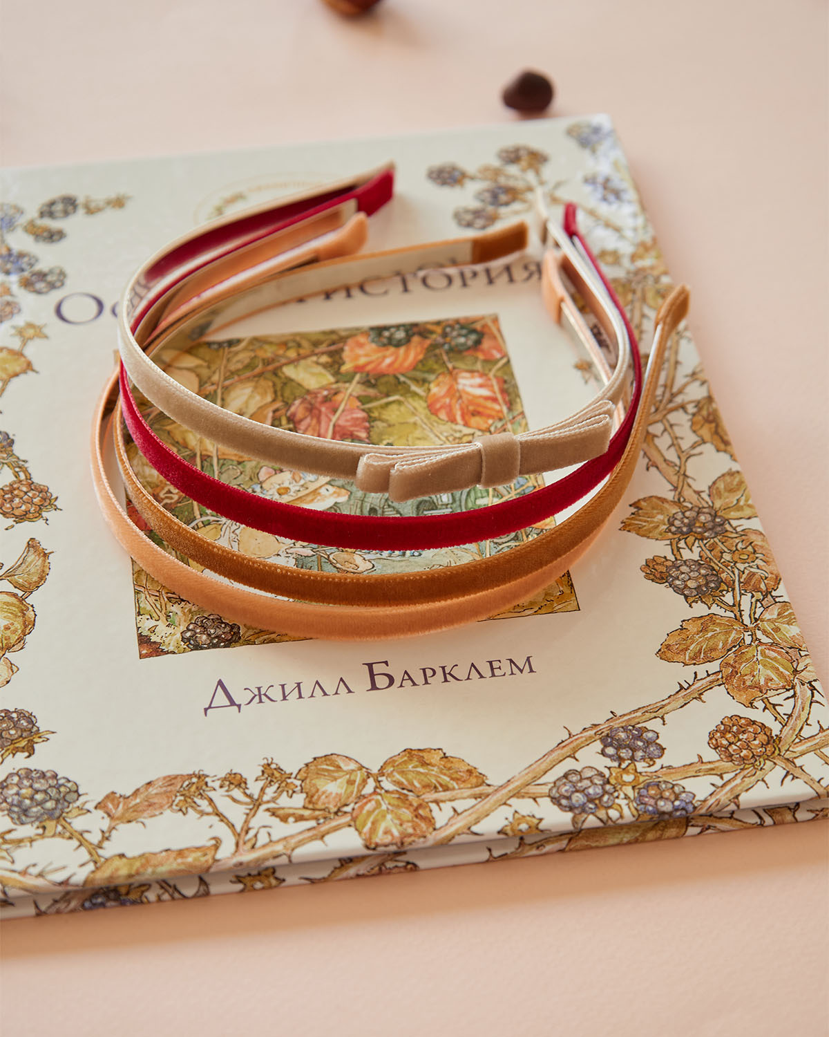 Бархатный ободок HOLLY