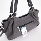 Сумка Саломея 304 македония серый + черный