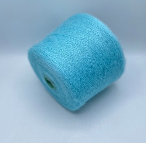 Filcom (пр.Италия), art.Aurora, 850м/100 гр. 70% Суперкидмохер, 30% Шелк , цвет-Голубой (642) арт-36269