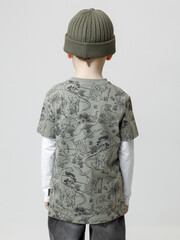 фуфайка  для мальчика  КР 302594/хаки 6206 Н016 к590