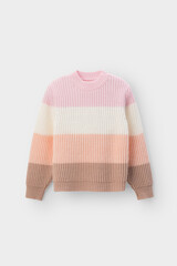 джемпер  для девочки  КВ 30136/ш/розовый беж,светлая астра