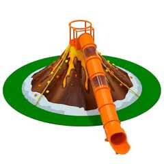 Горка скалодром для малышей «Классик» 7×7×3,3 м