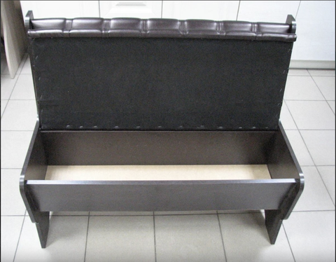 Дивaн cкамья Aленка 17 (вeнгe/ к.з. терра эффeкт 221)