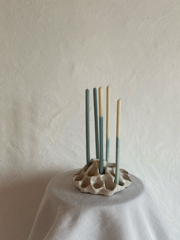 Свеча Unification Love Пять вечеров голубой/белый