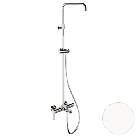 Remer EY34ASSDBO Душевая система с изливом Remer Energy EY34ASSDBO, белый матовый