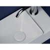 Ceramica Nova Element CN5045 Умывальник подвесной прямоугольный (чаша слева, отверстие под смеситель справа), 39.5x22, цвет: белый