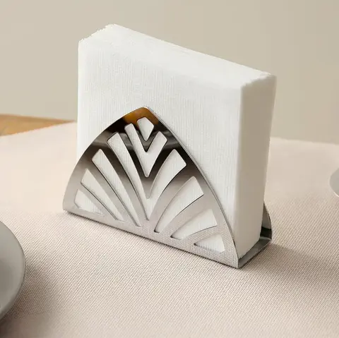 Салфетница Servetthållare Серебро, 13х4х9, сталь