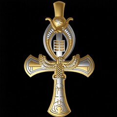 Силиконовый молд № 3049 Крест Египетский Анкх