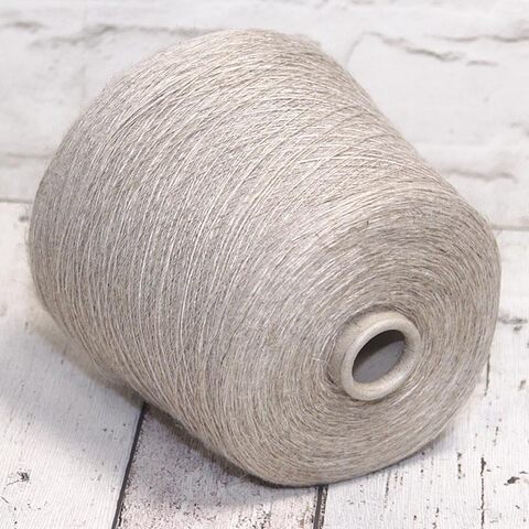 Лен фламе LANIFICIO DEL'OLIVO GINGER 950 серо-бежевый
