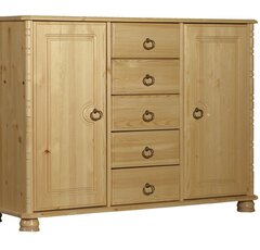 Комод, 130x92x44,5, Айно №2, 5 ящиков, 2 двери